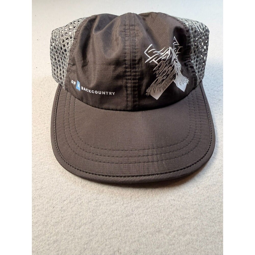 ON X Backcountry Black Mesh back cap adjustable Lightweight Mountain design
